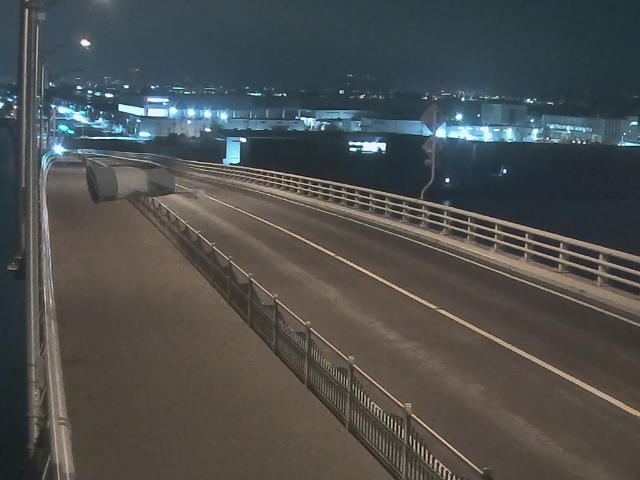 橋梁中央部 広島方面　↖