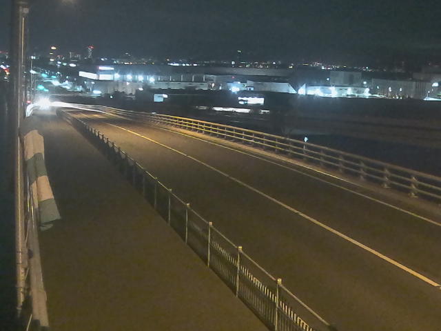 橋梁中央部 広島方面　↖
