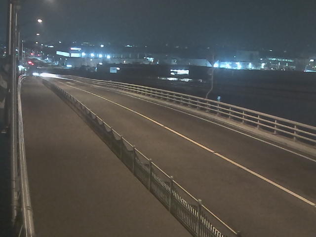 橋梁中央部 広島方面　↖