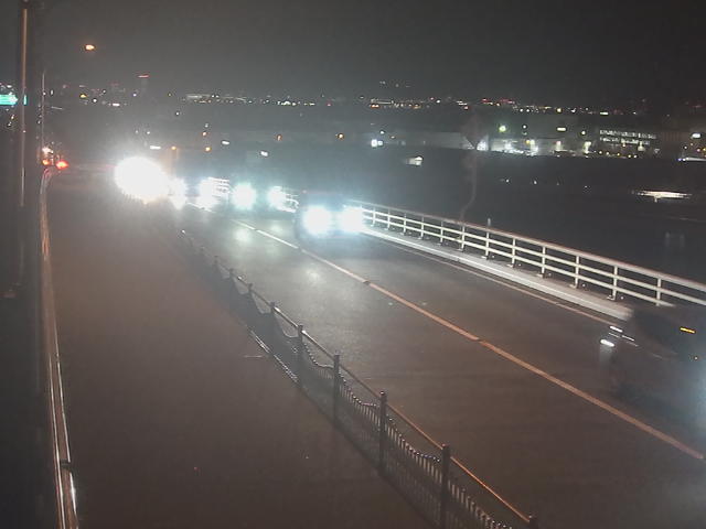 橋梁中央部 広島方面　↖