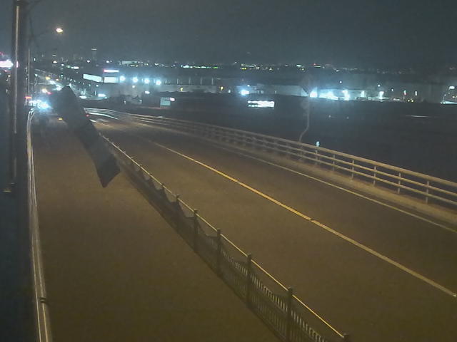 橋梁中央部 広島方面　↖