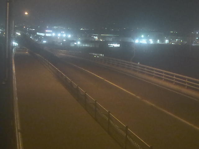 橋梁中央部 広島方面　↖