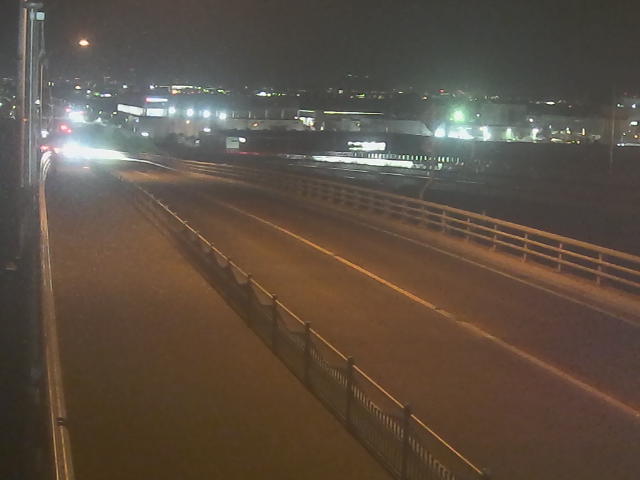 橋梁中央部 広島方面　↖