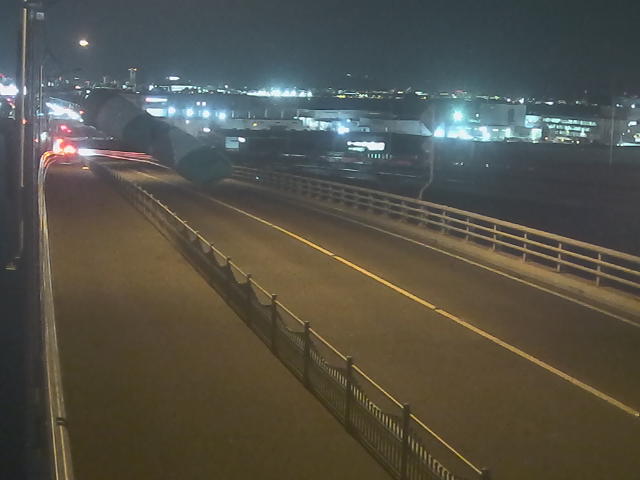 橋梁中央部 広島方面　↖