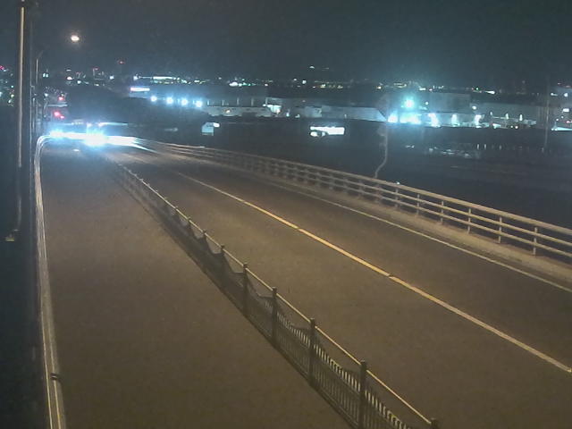 橋梁中央部 広島方面　↖