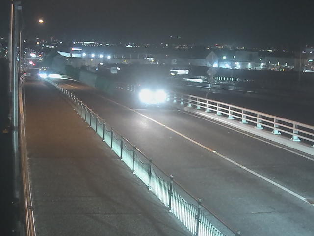 橋梁中央部 広島方面　↖