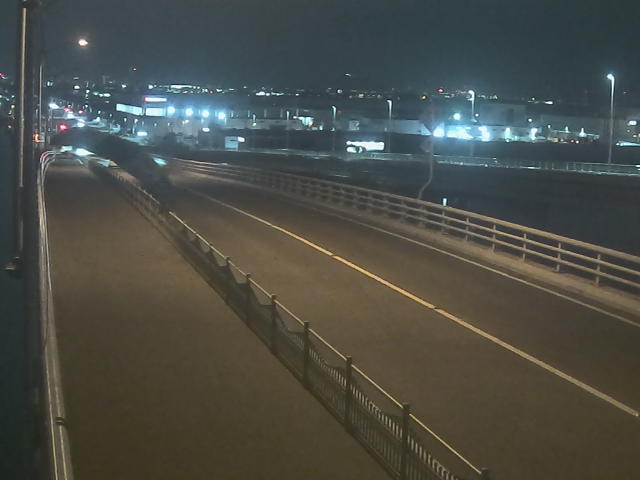 橋梁中央部 広島方面　↖