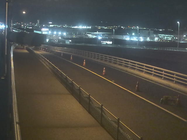 橋梁中央部 広島方面　↖