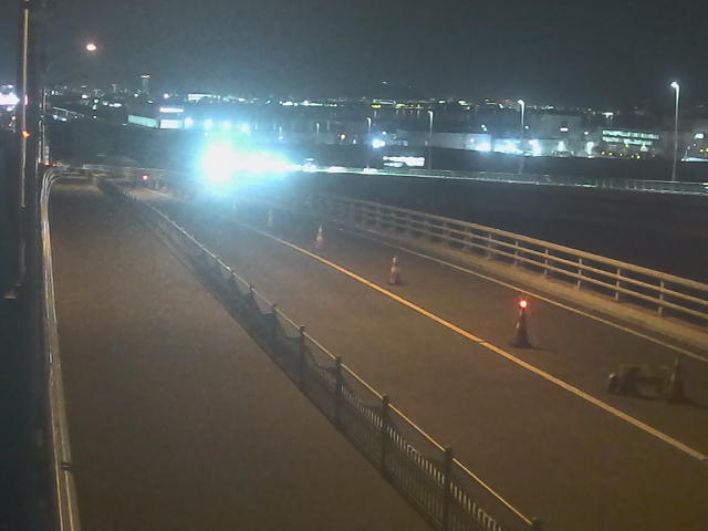 橋梁中央部 広島方面　↖