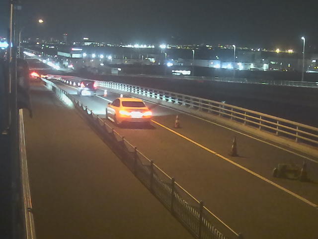 橋梁中央部 広島方面　↖