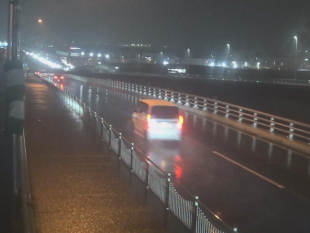 橋梁中央部 広島方面　↖