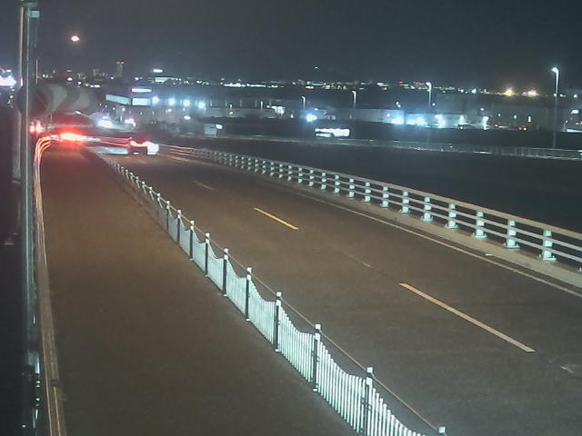 橋梁中央部 広島方面　↖