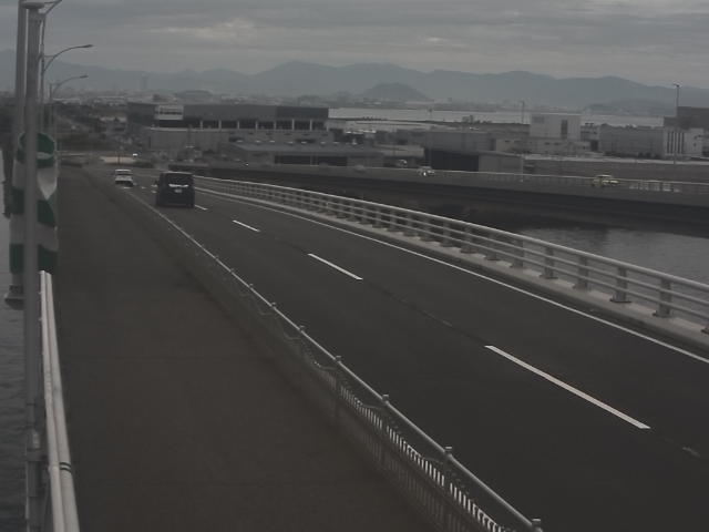 橋梁中央部 広島方面 ↖ 橋梁中央部 広島方面 ↖