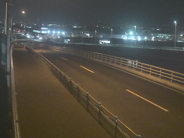 橋梁中央部 広島方面　↖