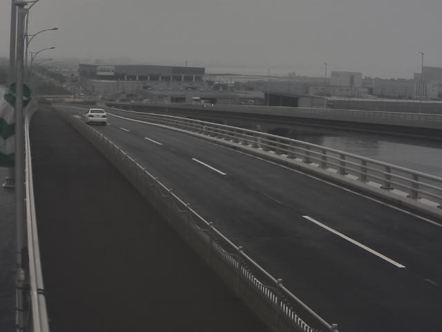 橋梁中央部 広島方面　↖