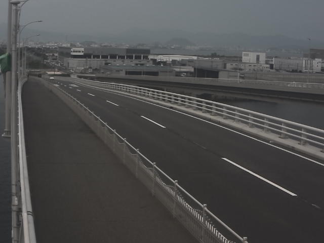 橋梁中央部 広島方面 ↖ 橋梁中央部 広島方面 ↖