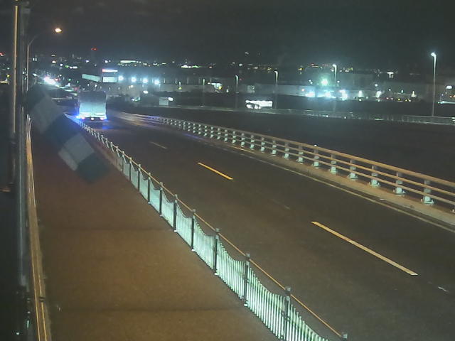 橋梁中央部 広島方面　↖