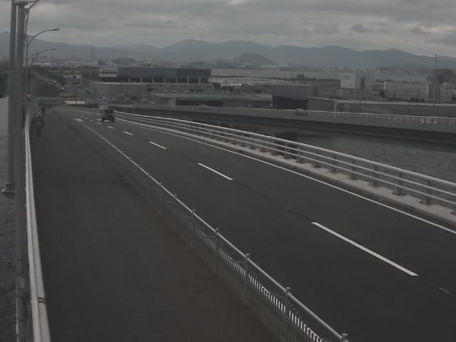 橋梁中央部 広島方面 ↖ 橋梁中央部 広島方面 ↖