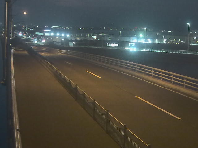 橋梁中央部 広島方面　↖
