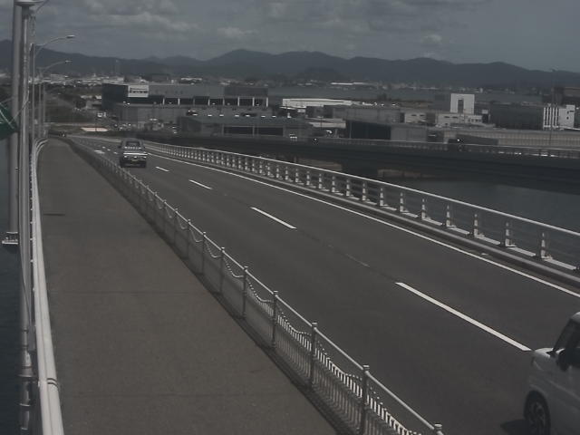 橋梁中央部 広島方面 ↖ 橋梁中央部 広島方面 ↖