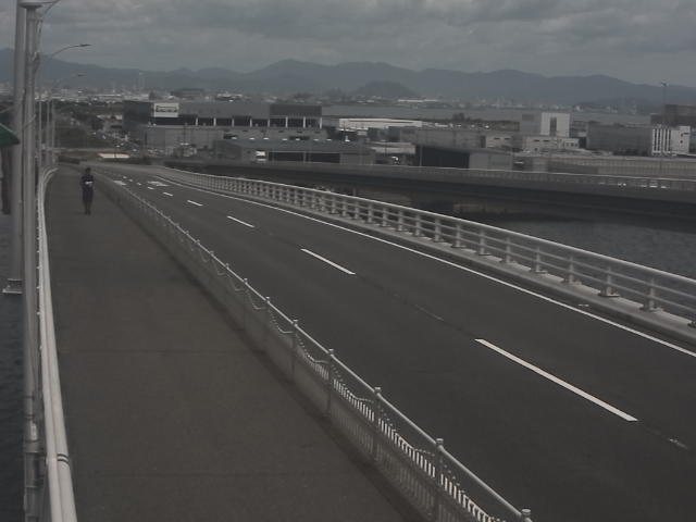 橋梁中央部 広島方面 ↖ 橋梁中央部 広島方面 ↖