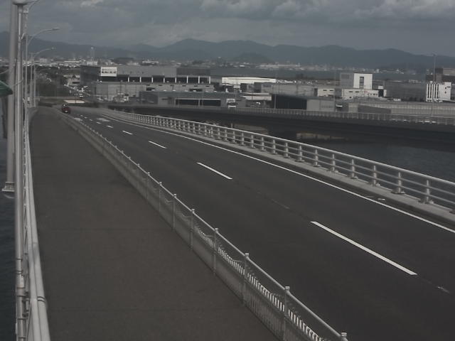 橋梁中央部 広島方面 ↖ 橋梁中央部 広島方面 ↖