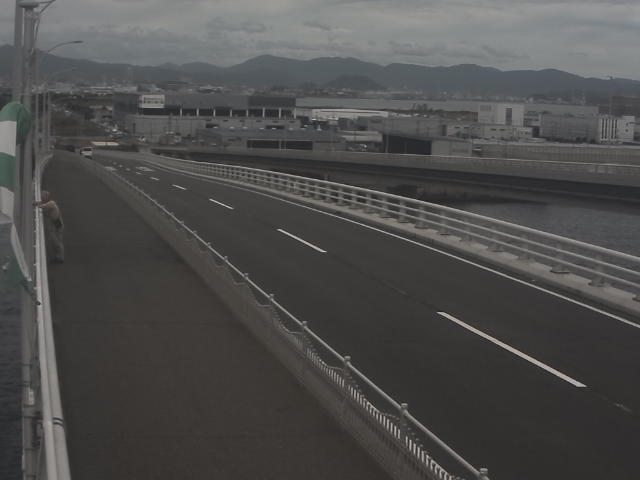 橋梁中央部 広島方面 ↖ 橋梁中央部 広島方面 ↖
