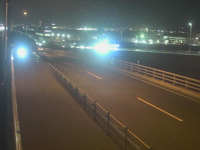 橋梁中央部 広島方面　↖