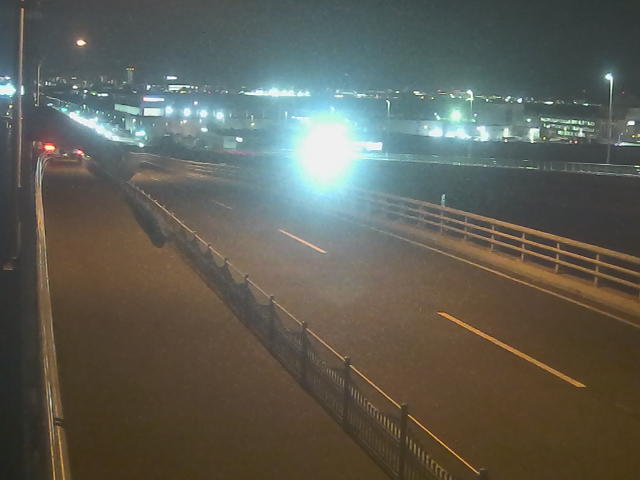 橋梁中央部 広島方面　↖