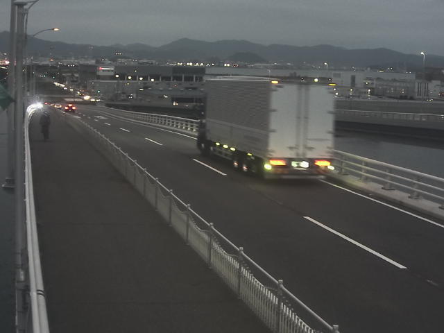 橋梁中央部 広島方面 ↖ 橋梁中央部 広島方面 ↖