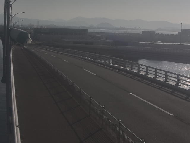 橋梁中央部 広島方面 ↖ 橋梁中央部 広島方面 ↖
