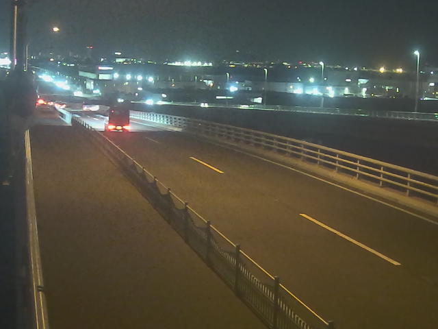 橋梁中央部 広島方面　↖