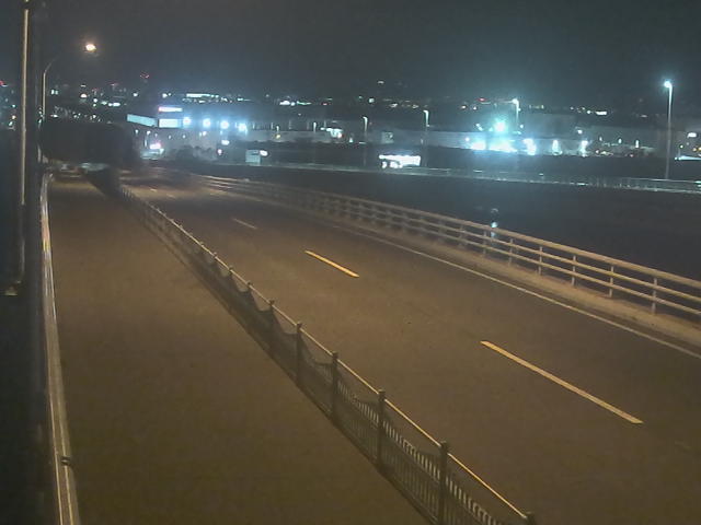 橋梁中央部 広島方面　↖