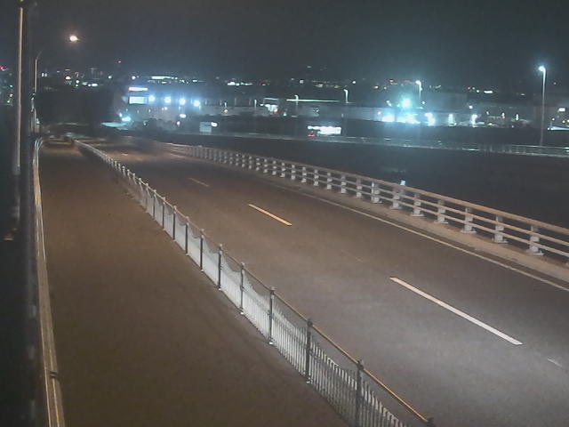 橋梁中央部 広島方面　↖