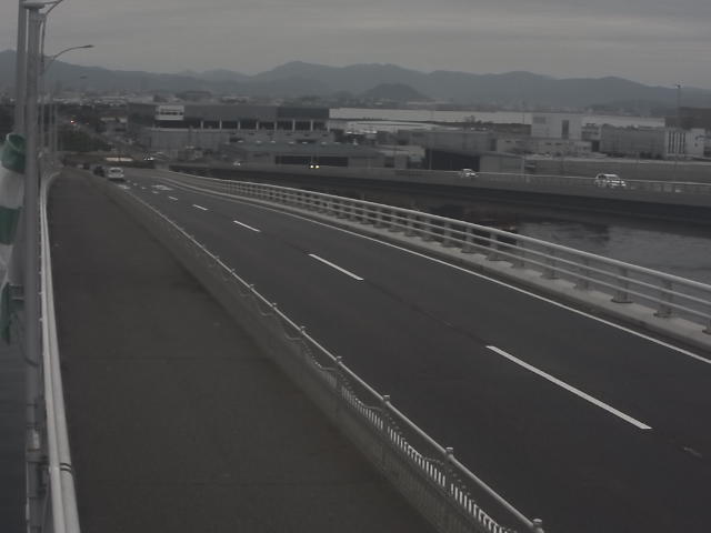 橋梁中央部 広島方面 ↖ 橋梁中央部 広島方面 ↖