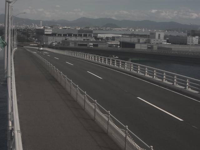 橋梁中央部 広島方面 ↖ 橋梁中央部 広島方面 ↖