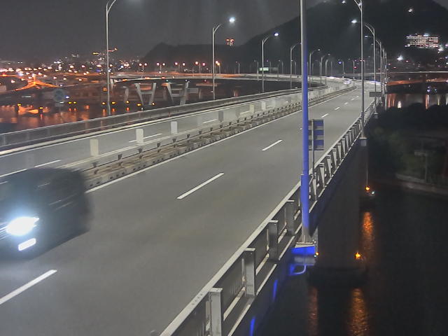 橋梁中央部 仁保方面 ↗ 橋梁中央部 仁保方面 ↗