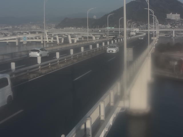 橋梁中央部 仁保方面 ↗ 橋梁中央部 仁保方面 ↗