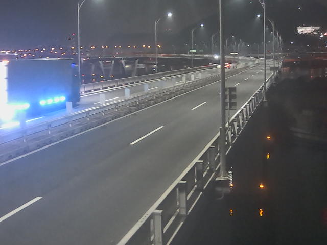 橋梁中央部 仁保方面　↗ 