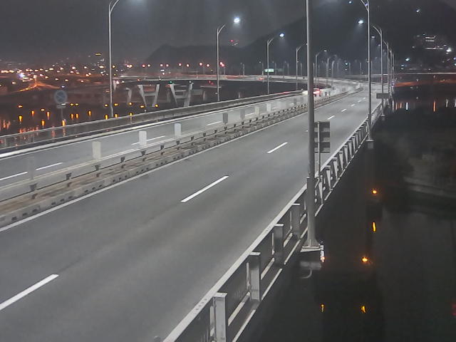 橋梁中央部 仁保方面 ↗ 橋梁中央部 仁保方面 ↗