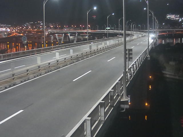 橋梁中央部 仁保方面 ↗ 橋梁中央部 仁保方面 ↗