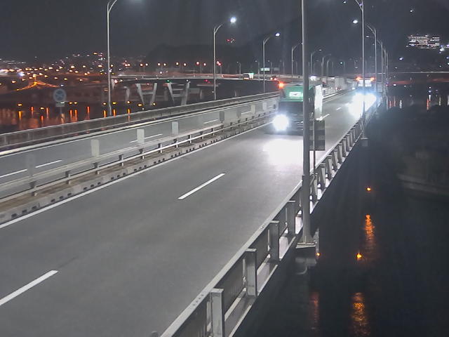 橋梁中央部 仁保方面 ↗ 橋梁中央部 仁保方面 ↗