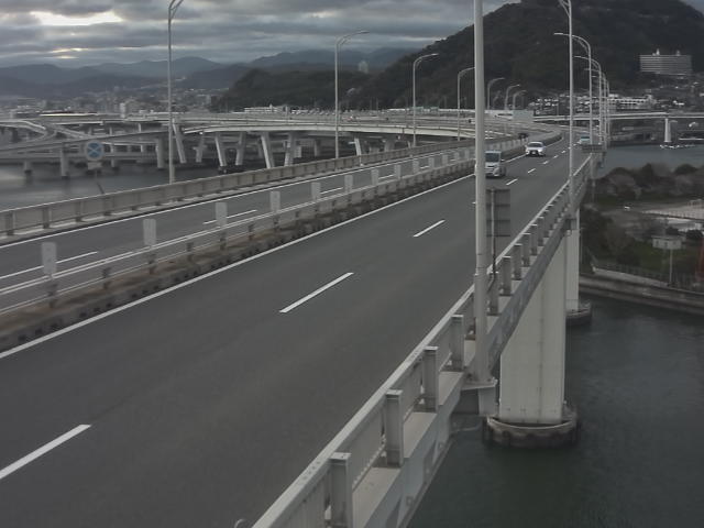 橋梁中央部 仁保方面 ↗ 橋梁中央部 仁保方面 ↗