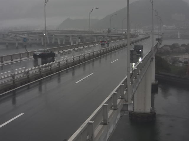 橋梁中央部 仁保方面 ↗ 橋梁中央部 仁保方面 ↗