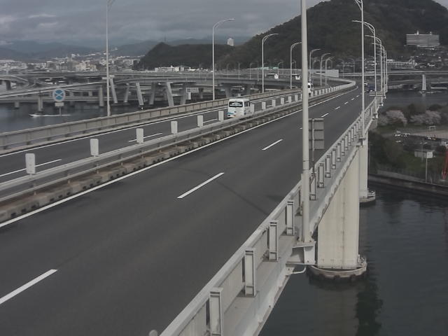 橋梁中央部 仁保方面 ↗ 橋梁中央部 仁保方面 ↗