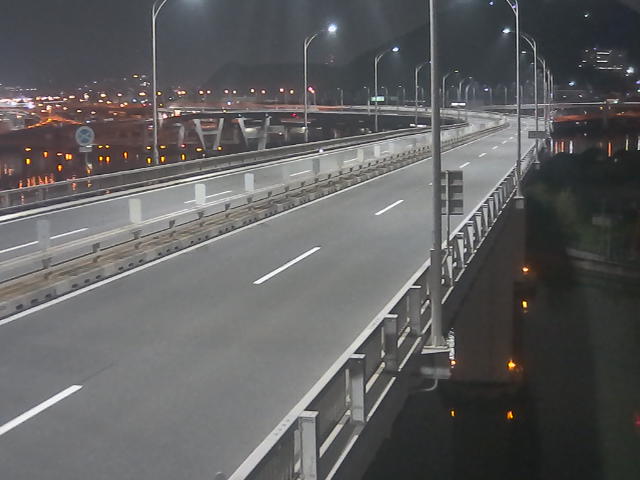 橋梁中央部 仁保方面 ↗ 橋梁中央部 仁保方面 ↗