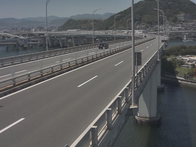 橋梁中央部 仁保方面 ↗ 橋梁中央部 仁保方面 ↗