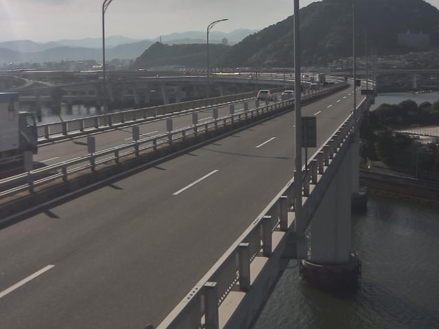 橋梁中央部 仁保方面 ↗ 橋梁中央部 仁保方面 ↗
