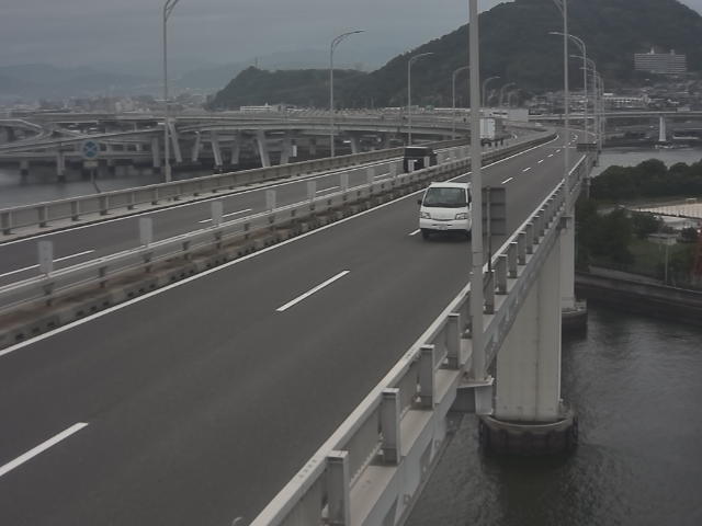 橋梁中央部 仁保方面 ↗ 橋梁中央部 仁保方面 ↗