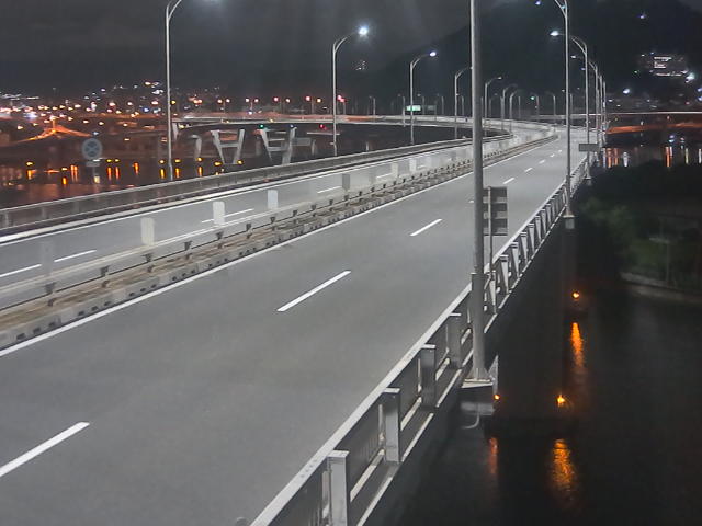 橋梁中央部 仁保方面 ↗ 橋梁中央部 仁保方面 ↗
